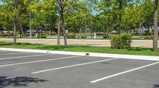 eco-friendly parking lot