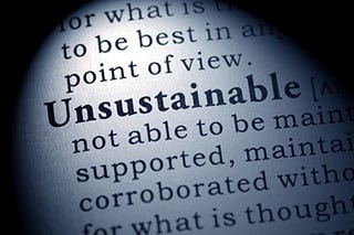 unsustainable