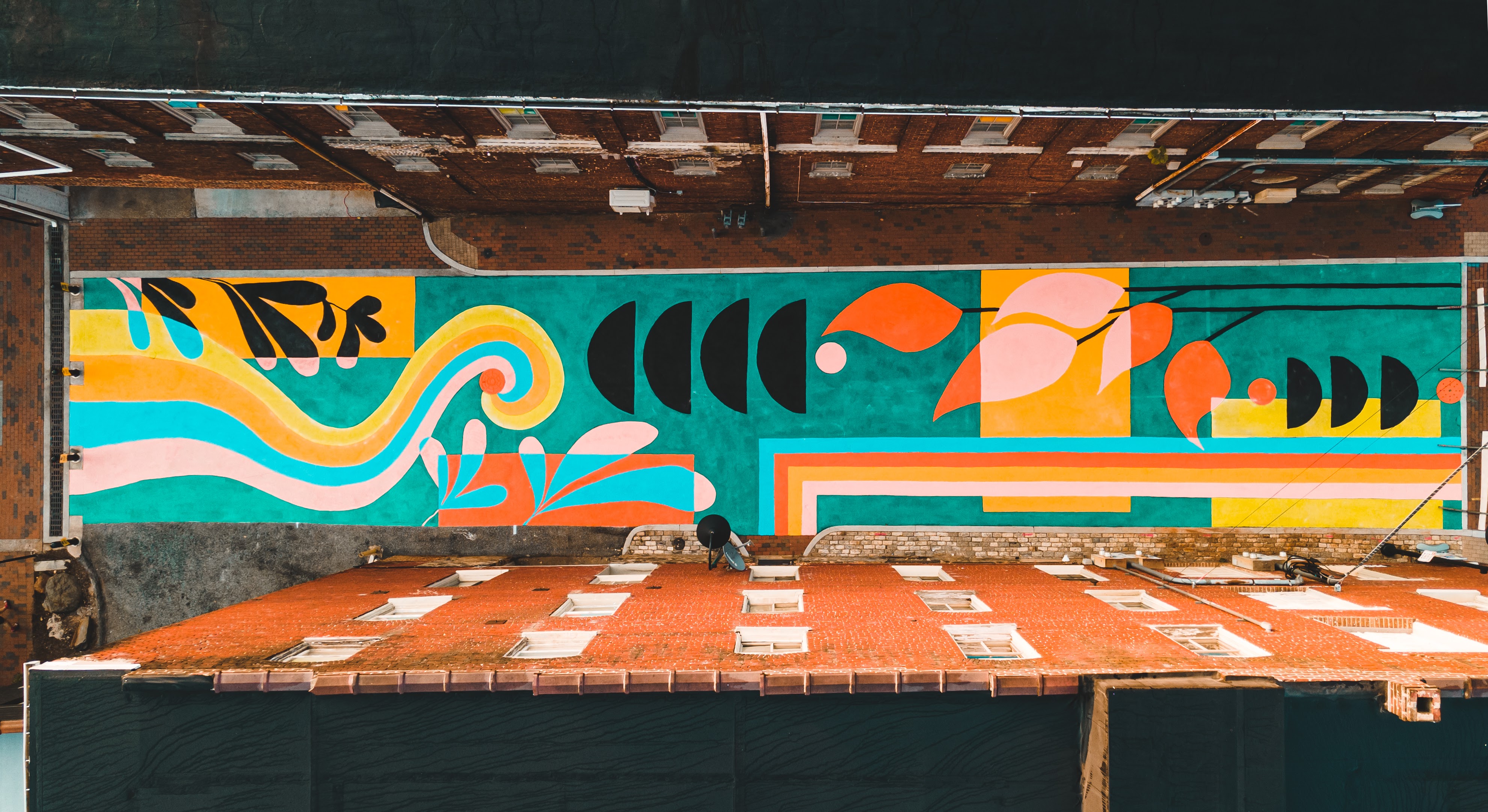 Lynchburg, VA uses Aexcel’s Asphalt Art paint to launch Art Alley