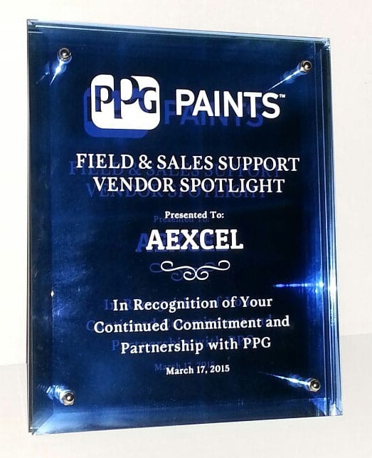 Aexcel Receives PPG Vendor Award | Aexcel