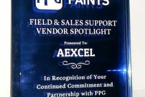 Aexcel Receives PPG Vendor Award | Aexcel